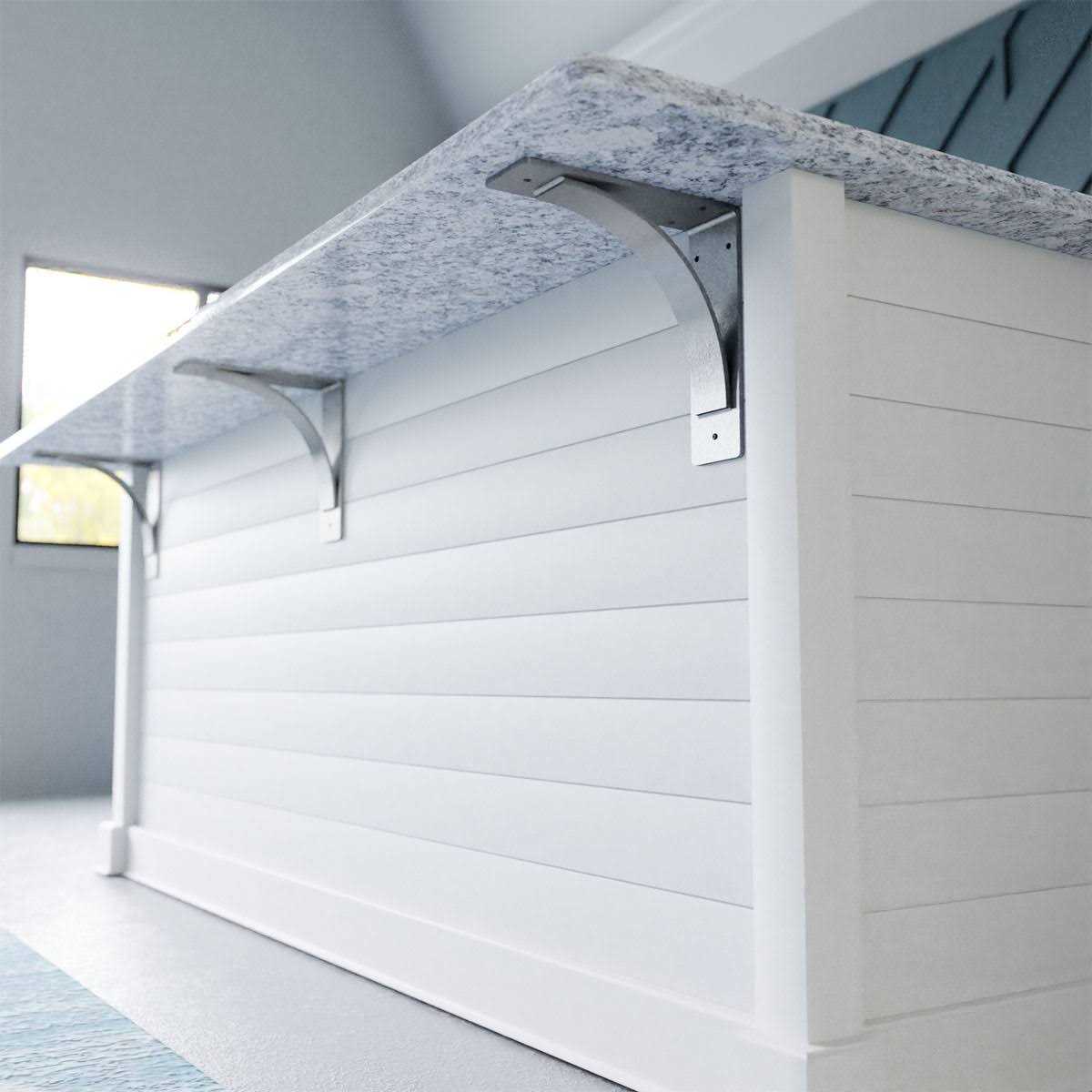 Ekena Millwork 3W x Morris Steel Bracket - Cheap Fitting