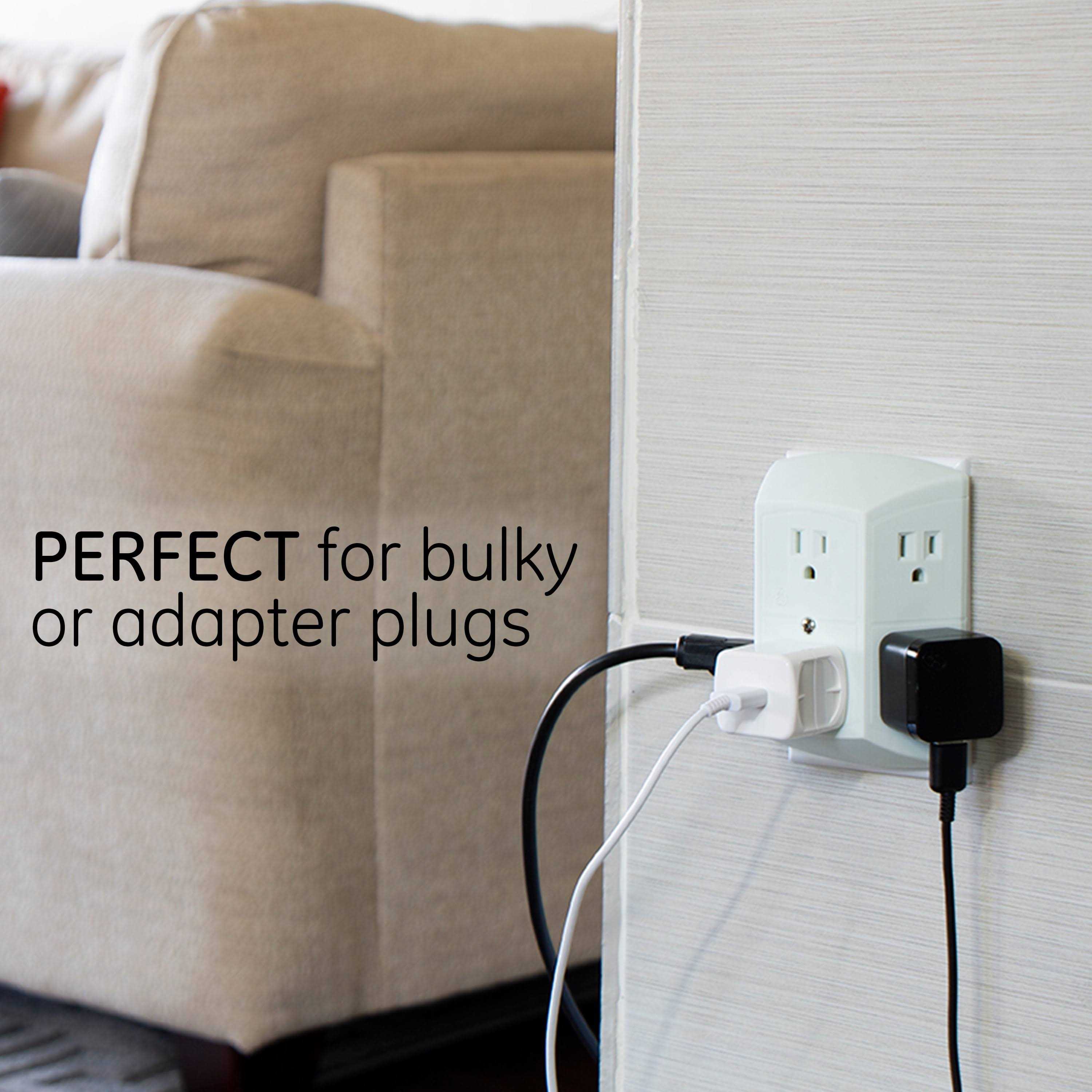 GE 6-Outlet In-Wall Adapter - Cheap Fitting