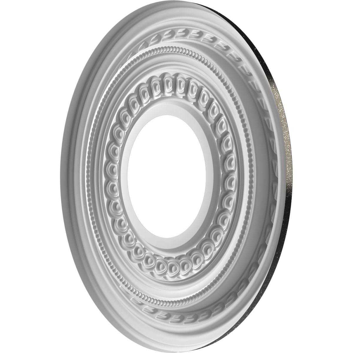 Ekena Millwork 3 1/2ID x 1P Cole Thermoformed PVC Ceiling Medallion - Cheap Fitting