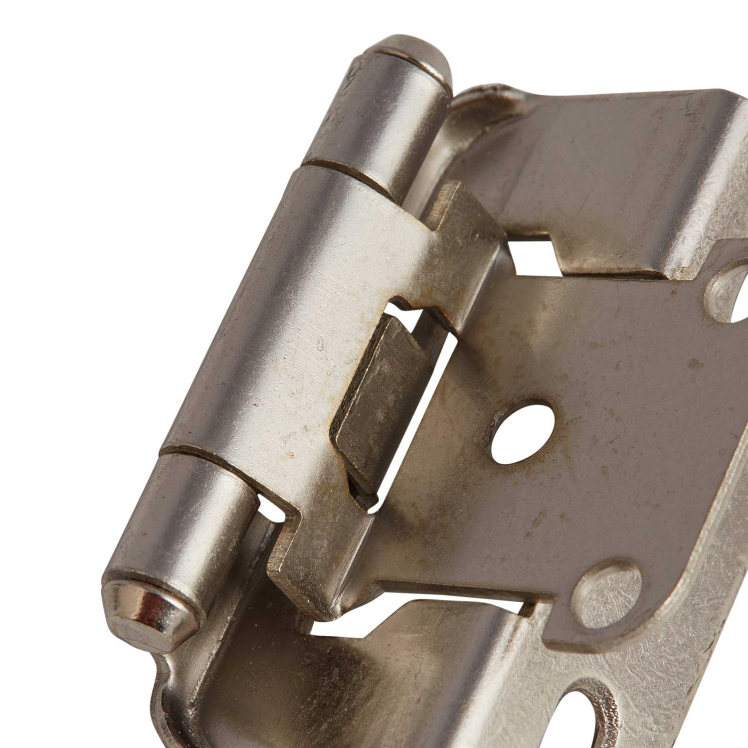 RELIABILT 2-Pack 1/2-in Overlay 200-Degree Opening Self-closing Semi-wrap Cabinet Hinge 32133TNXLG-BL - Cheap Fitting