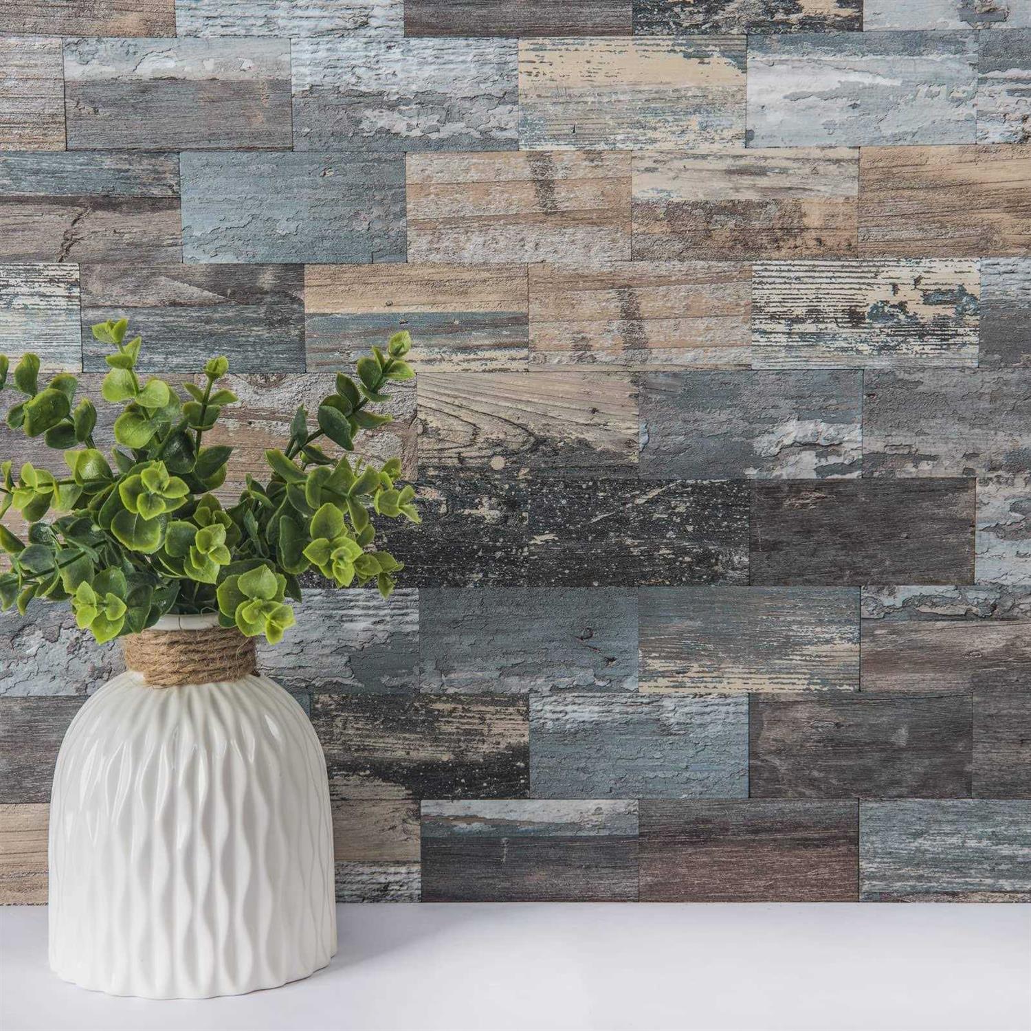 Art3d 10-Sheet Peel and Stick Backsplash PVC Wall Tile Stickon Tile for Kitchen Backplash - Cheap Fitting