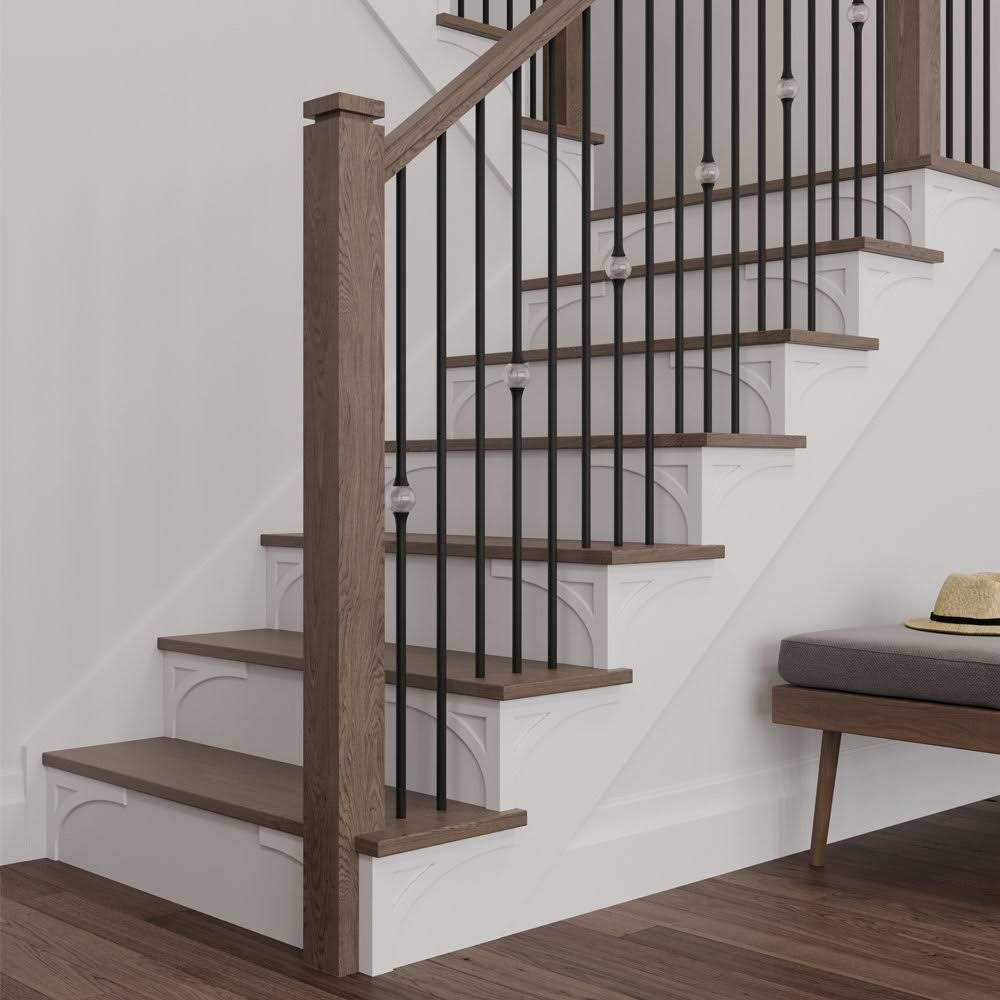 L.J. Smith Stair Systems Embossed Birch Left Hand Stair Bracket OMLCA-54LBIR - Cheap Fitting