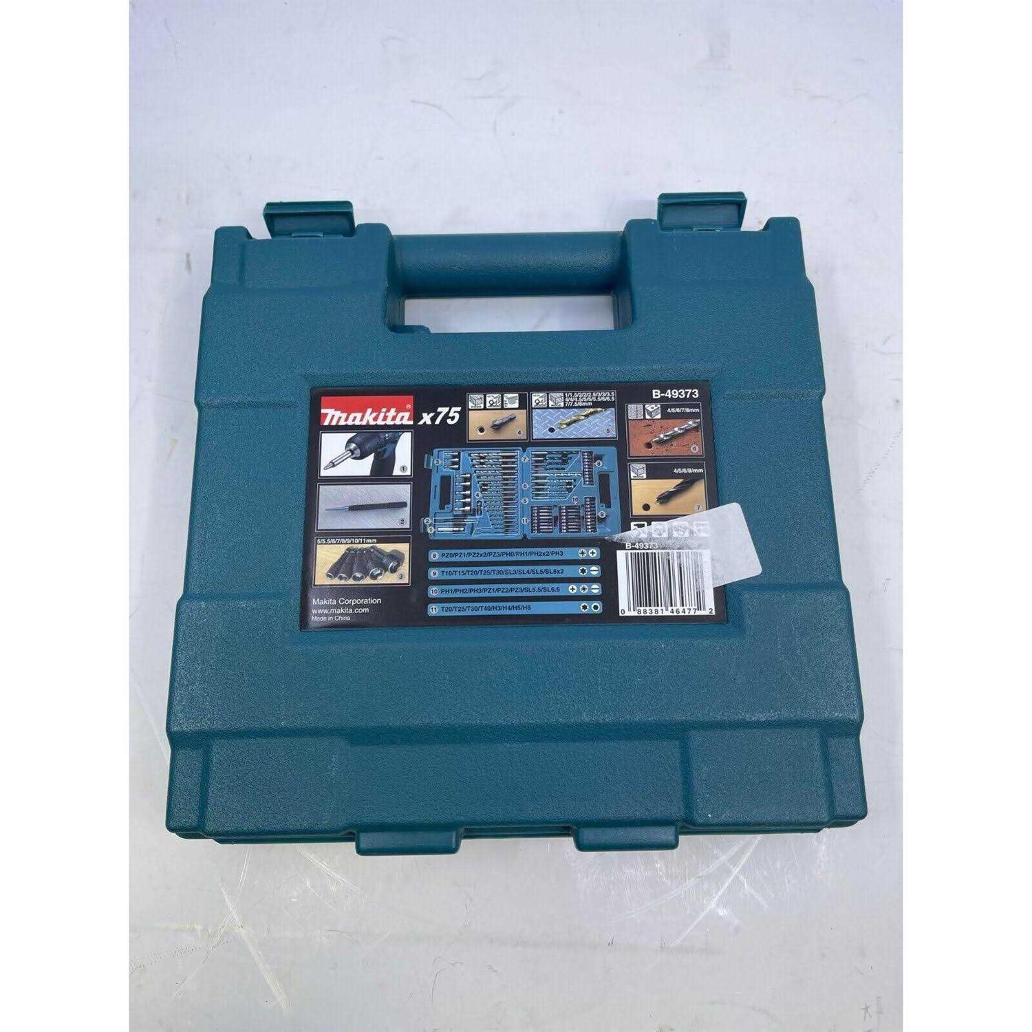 Makita B-49373 75 Pc Metric Drill and Screw Bit Set - Cheap Fitting