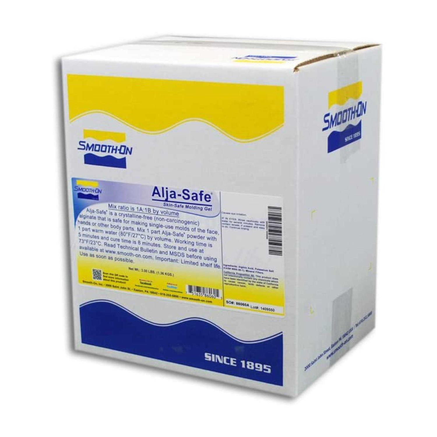 Smooth-on Alja-Safe Lifecasting Alginate 3-lb Box - Cheap Fitting