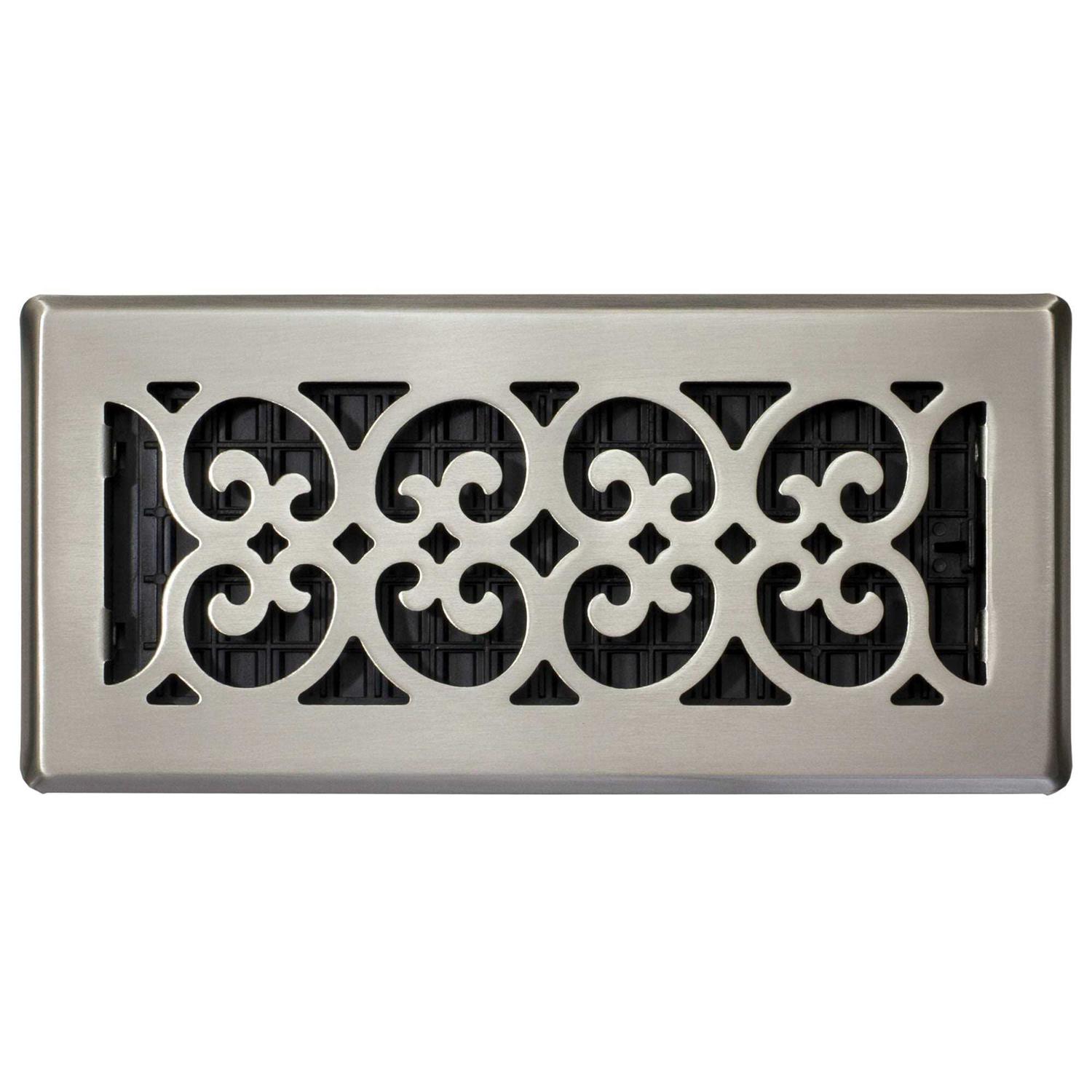 Decor Grates Scroll Floor Register - Cheap Fitting