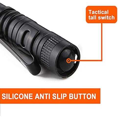 Beieverluck 20 Pack Pen Light Flashlight Mini Small Flashlight with Clip Waterproof LED Pocket Pen Flashlights for Camping - Cheap Fitting