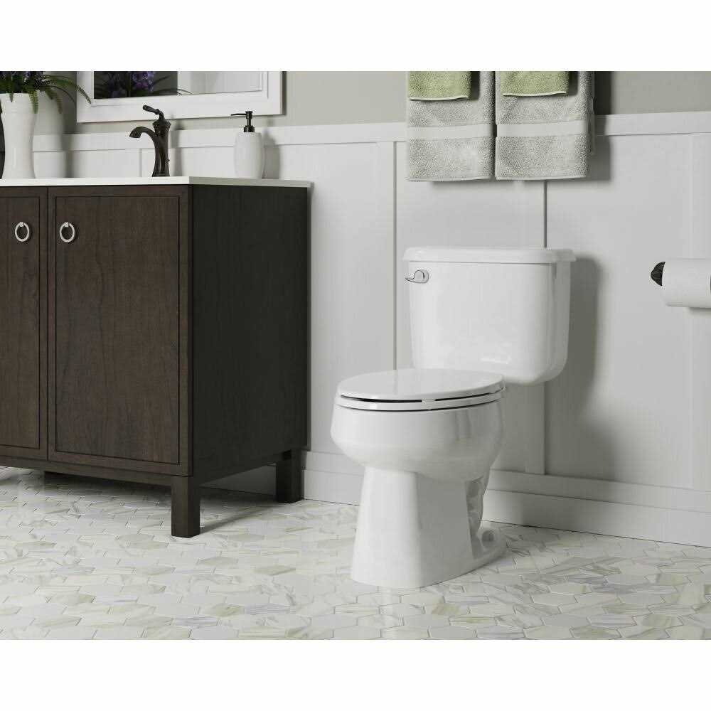 Sterling Windham 1.6 GPF 2-Piece Elongated Toilet - Cheap Fitting