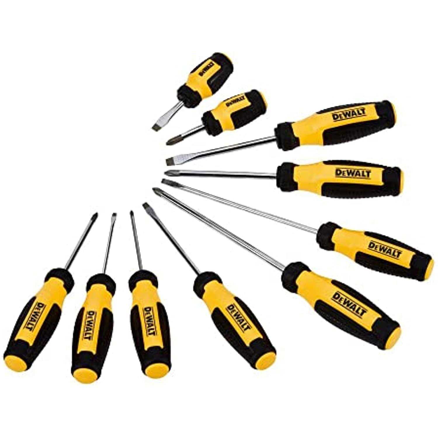 DeWalt 10-Piece Screwdriver Set DWHT65201 - Cheap Fitting