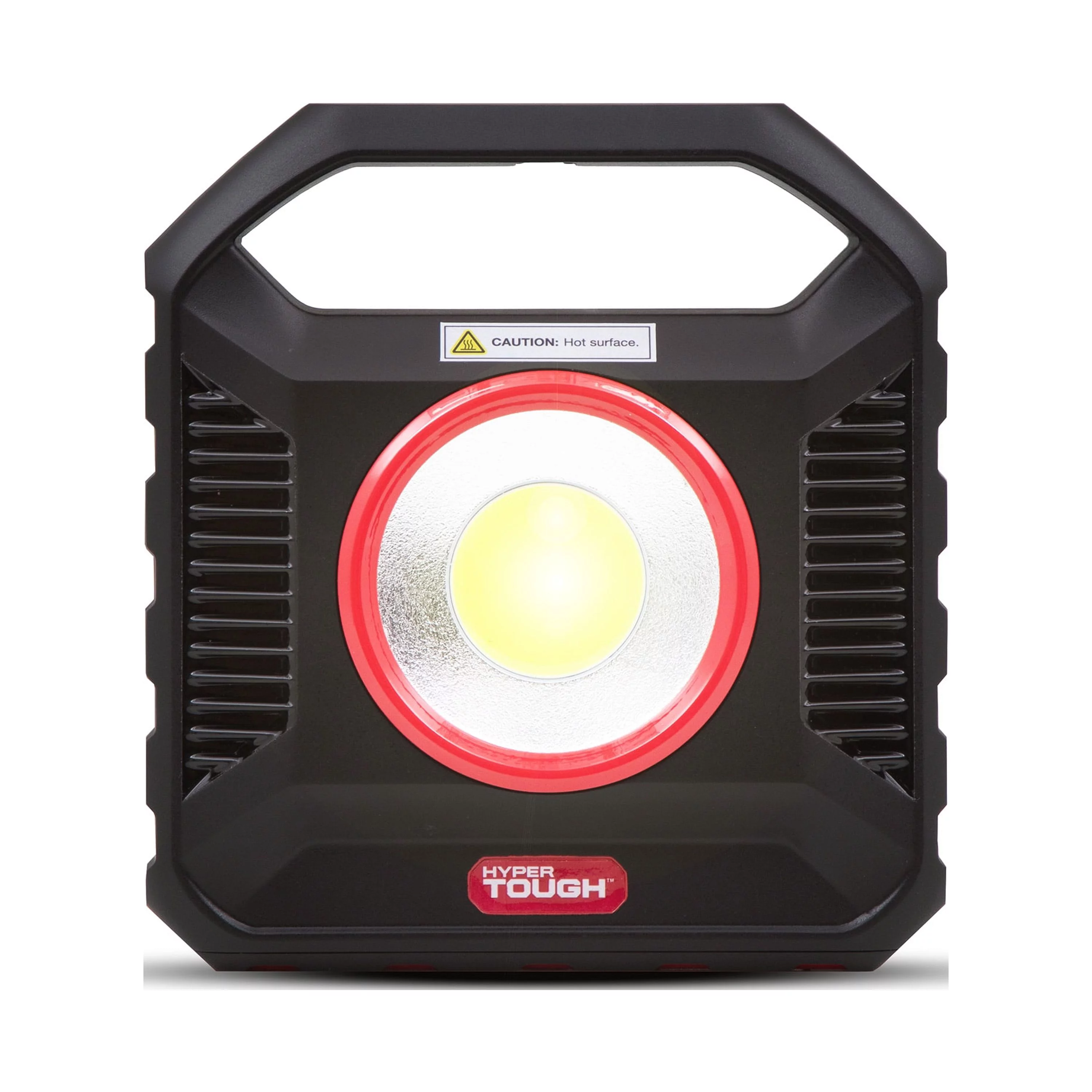 Hyper Tough 2300 Lumen LED Rechargeable Portable Work Light, Red, Black, 3 Modes - Cheap Fitting