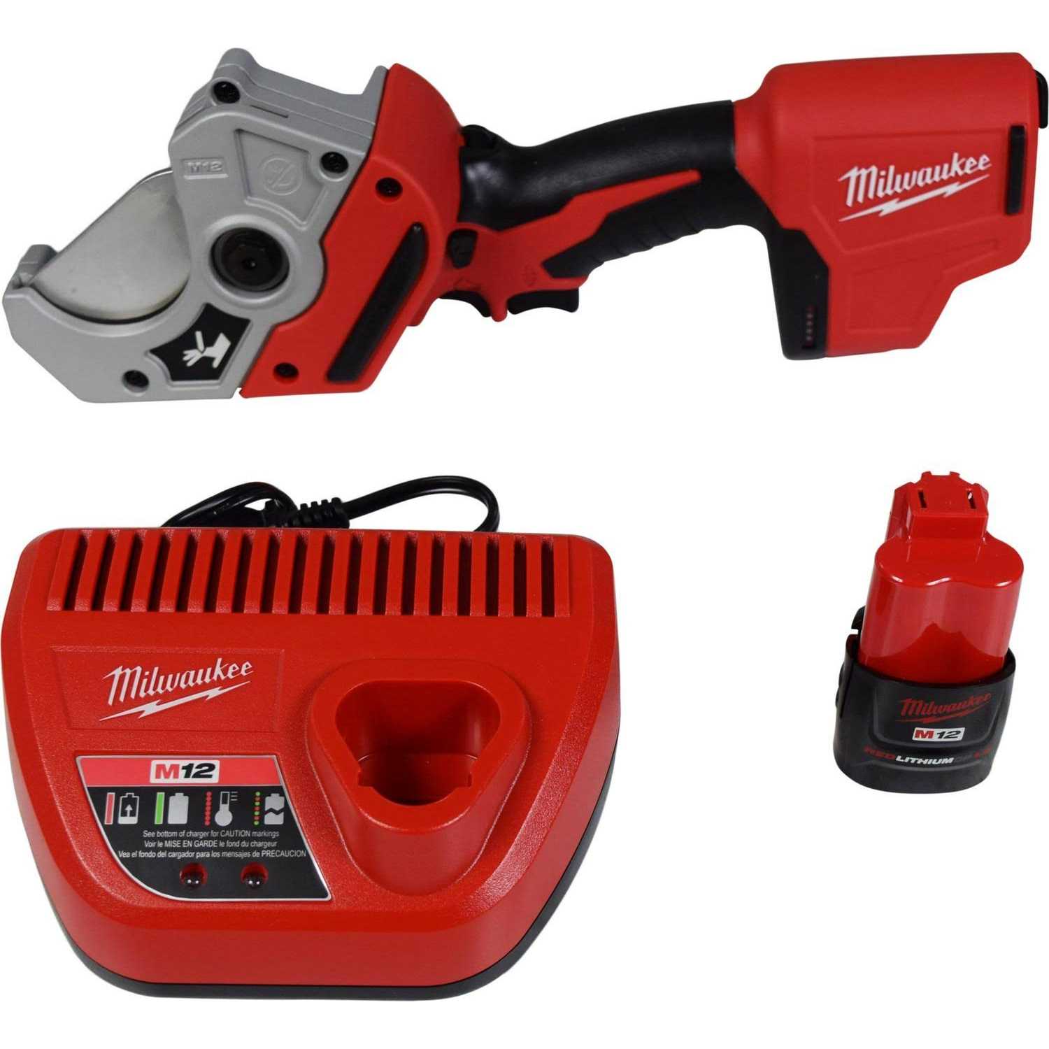 Milwaukee 2470-21 M12 Cordless PVC Shear Kit - Cheap Fitting