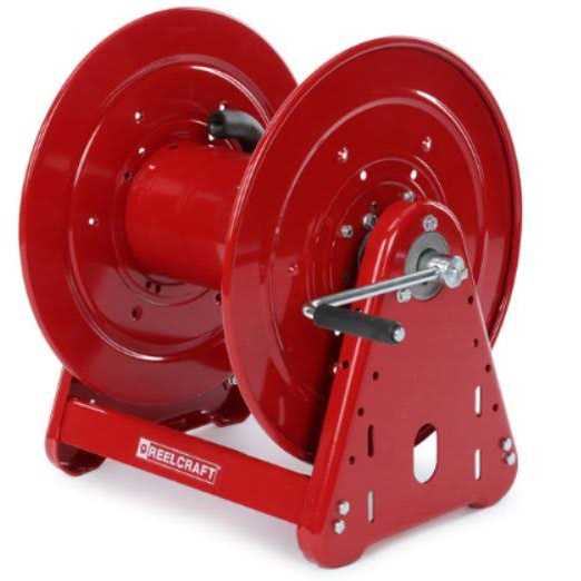 Reelcraft CA32112 L 1/2 x 200′ Hand Crank Hose Reel - Cheap Fitting