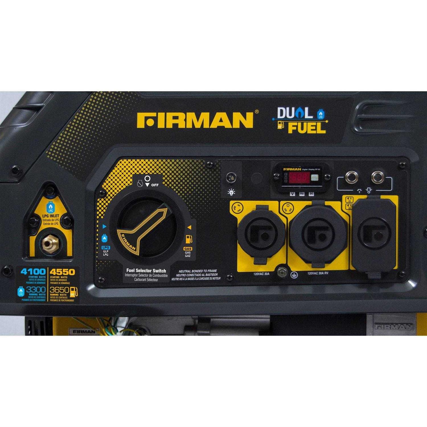 Firman H03652 4550/3650 Watt Dual Fuel Recoil Start Generator - Cheap Fitting