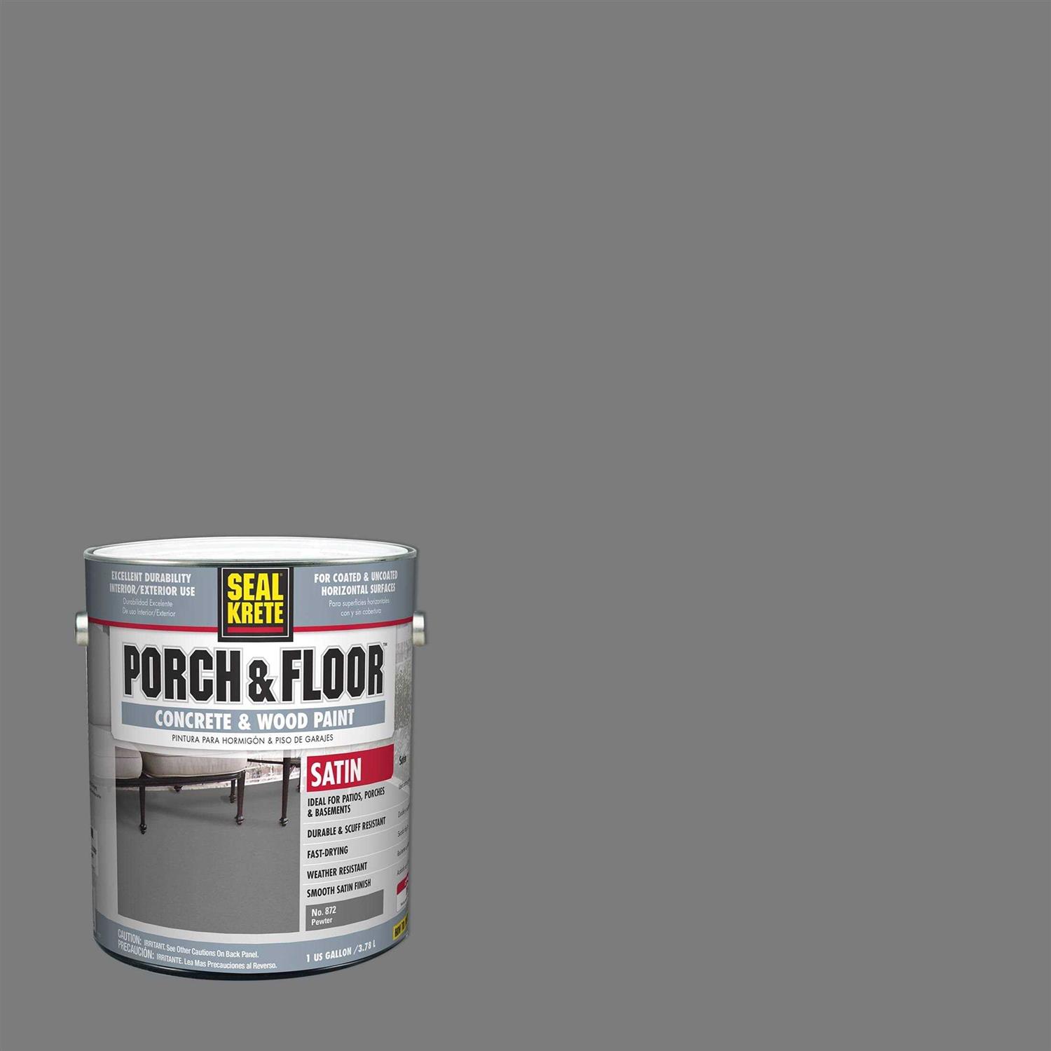 Seal-Krete Porch & Floor Concrete & Wood Satin - Cheap Fitting
