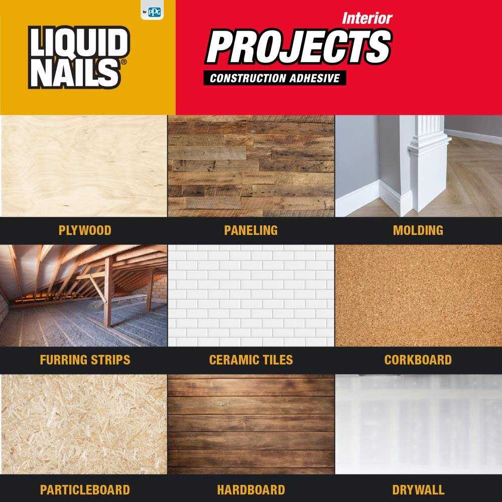 Liquid Nails Interior Projects Construction Adhesive - Cheap Fitting