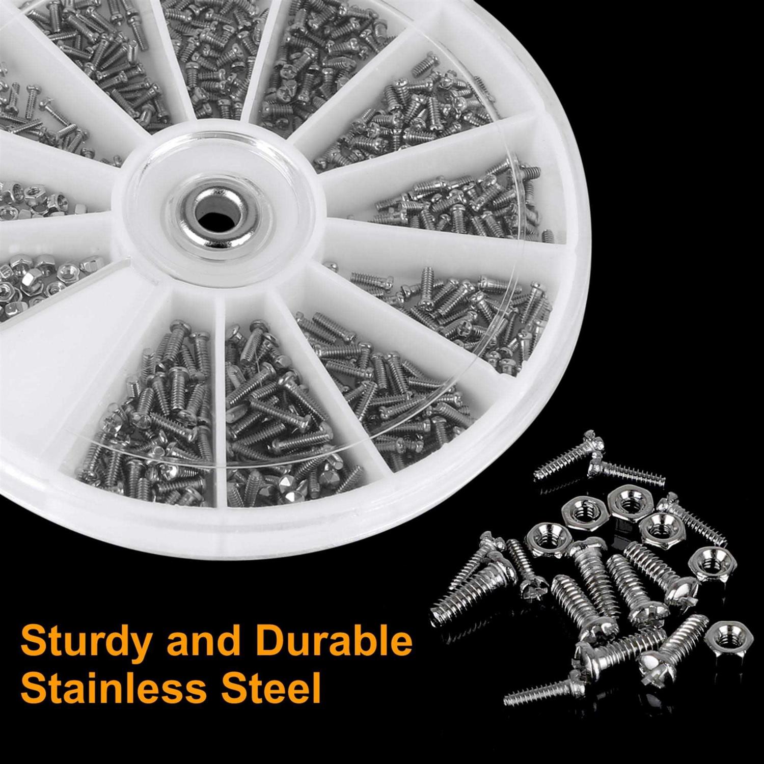 Eyeglass Repair Kit EEEkit Micro Sunglass Repair Kit with Stainless Steel Tiny Screws Nut - Cheap Fitting