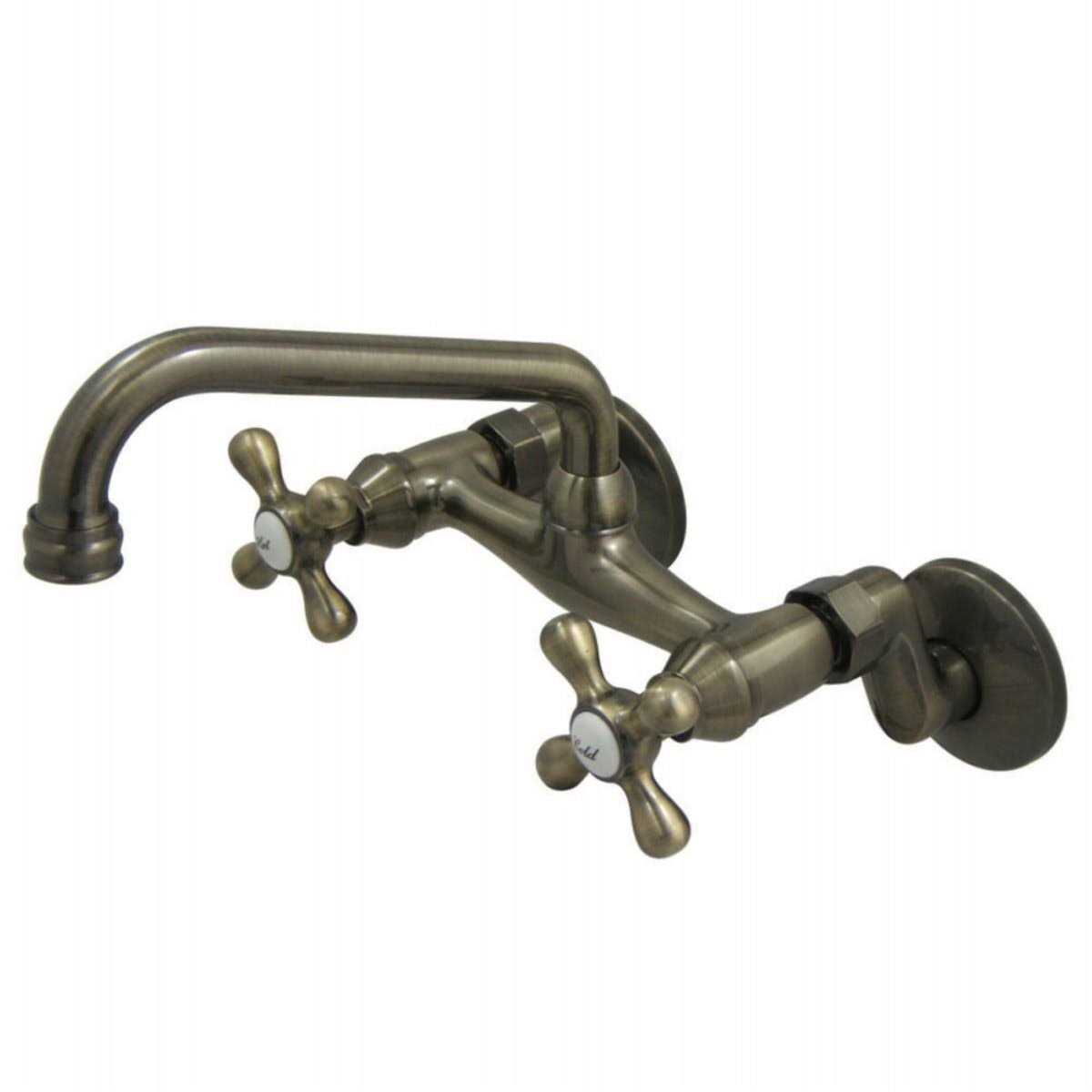 Kingston Brass Two Handle Wall Mount Kitchen Faucet - Cheap Fitting