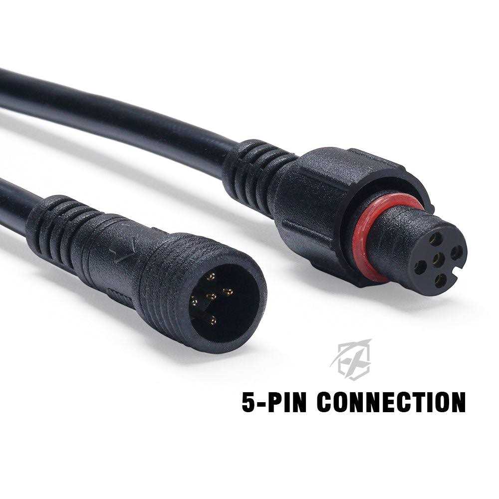 Xprite 10FT 5 Pin Extension Sync Cable - Cheap Fitting