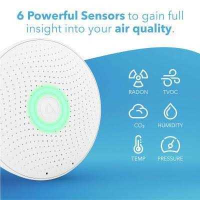 Airthings Wave Radon Battery Operated Smart Radon Detector - Cheap Fitting
