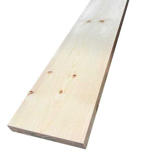 1 in. x 6 in. x 8 ft. Premium Pine S4S Common Board - Cheap Fitting