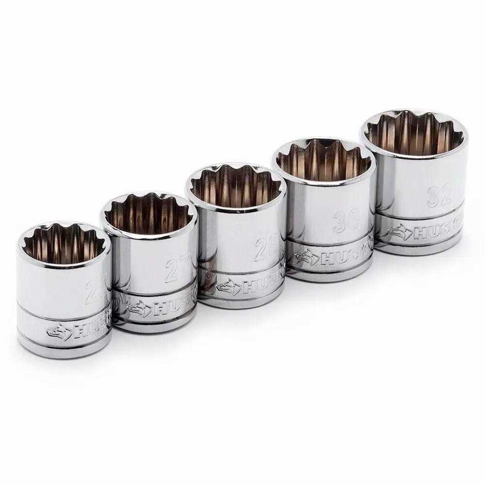 Husky 1/2 in. Drive Large Socket Set - Cheap Fitting
