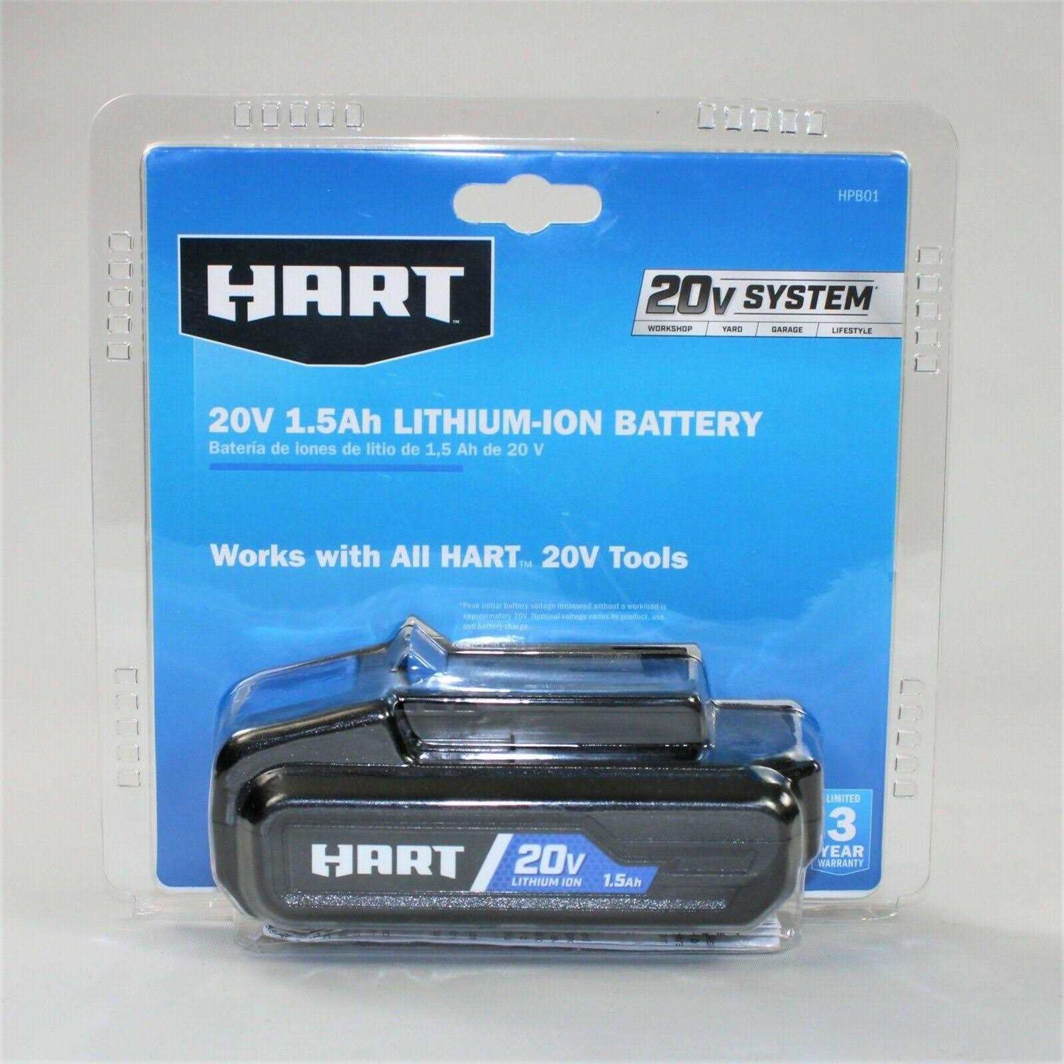 Hart 20-Volt Lithium-Ion 1.5Ah Battery - Cheap Fitting