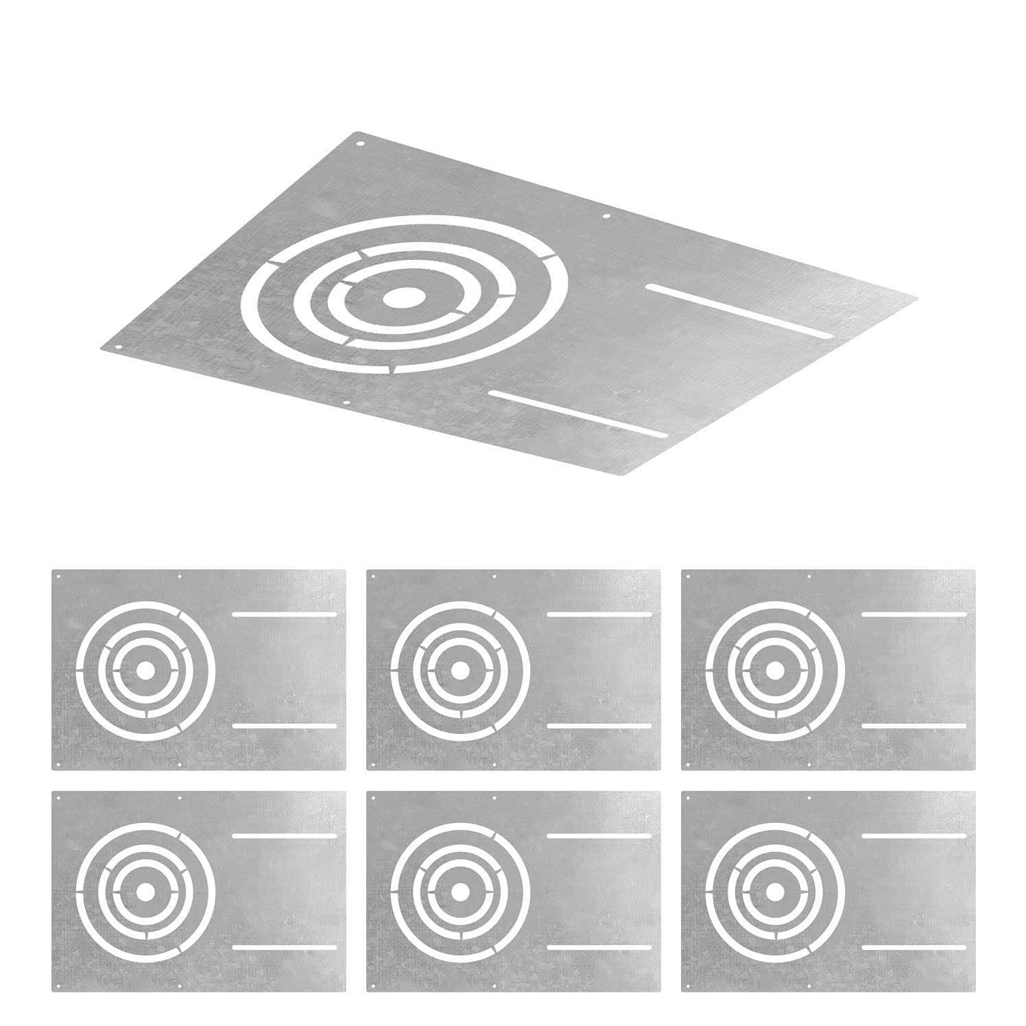ASD New Construction Flat Mounting Plate with an Asymmetric Round Hole 3-4-6 ASD-MPLR-346-FA-6PACK - Cheap Fitting