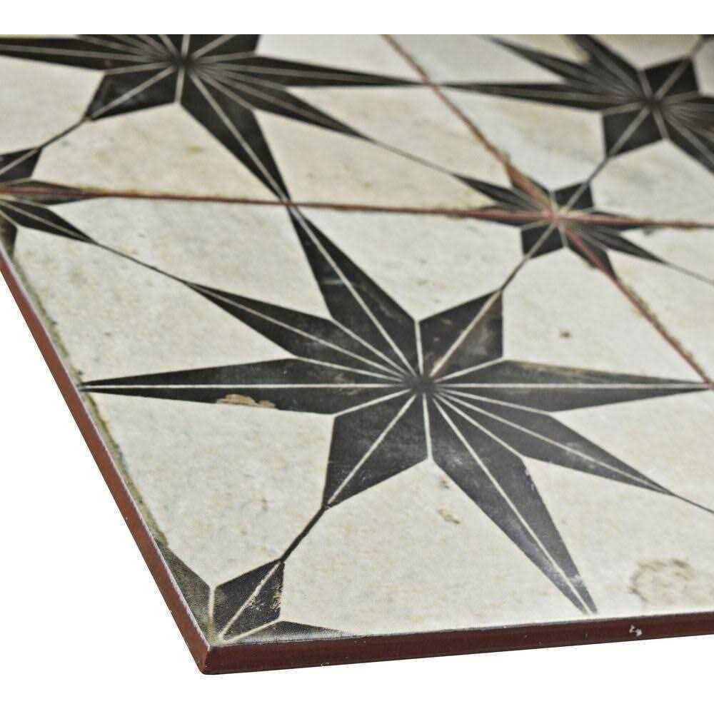 Merola Tile Kings Star Ceramic Floor and Wall Tile - Cheap Fitting