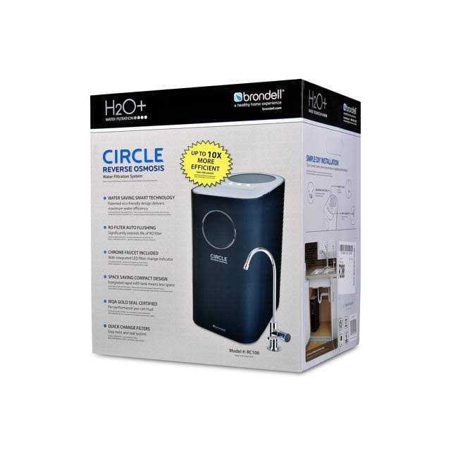 Brondell RC100 Circle Reverse Osmosis Water Filtration System - Cheap Fitting
