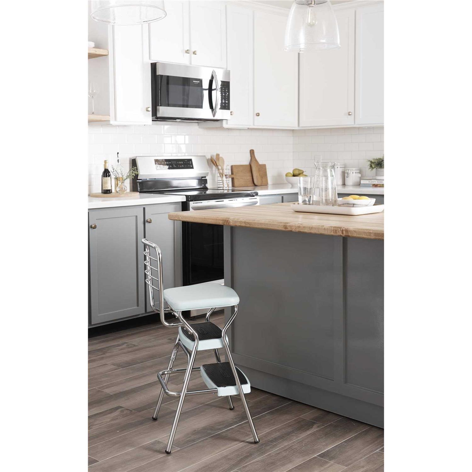 Cosco Stylaire Retro Chair + Step Stool with Flip-Up Seat - Cheap Fitting