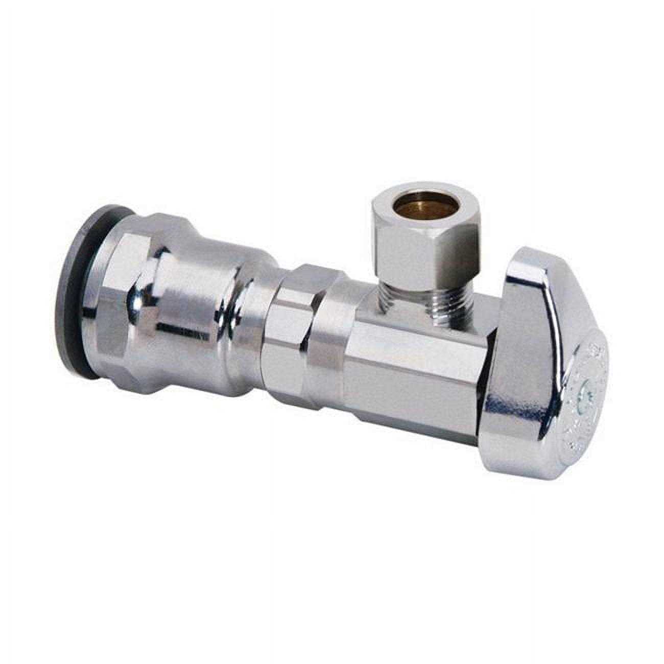 Brasscraft 1/2 in. 3/8 in. Brass Shut-Off Valve - Cheap Fitting