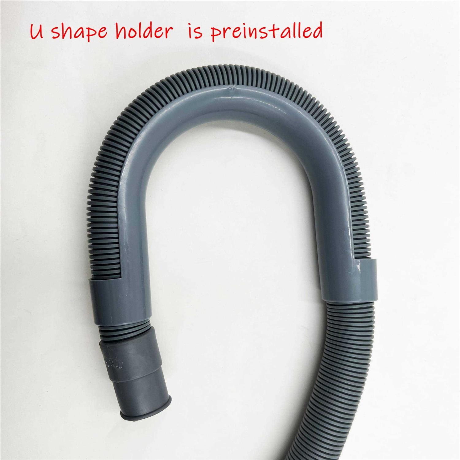 HLMOptimo 6 Feet 12 Feet Universal Washing Machine Drain Hose Flexible Dishwasher Drain Hose Extension Kits Corrugated Washer Hose w/ 1 H - Cheap Fitting