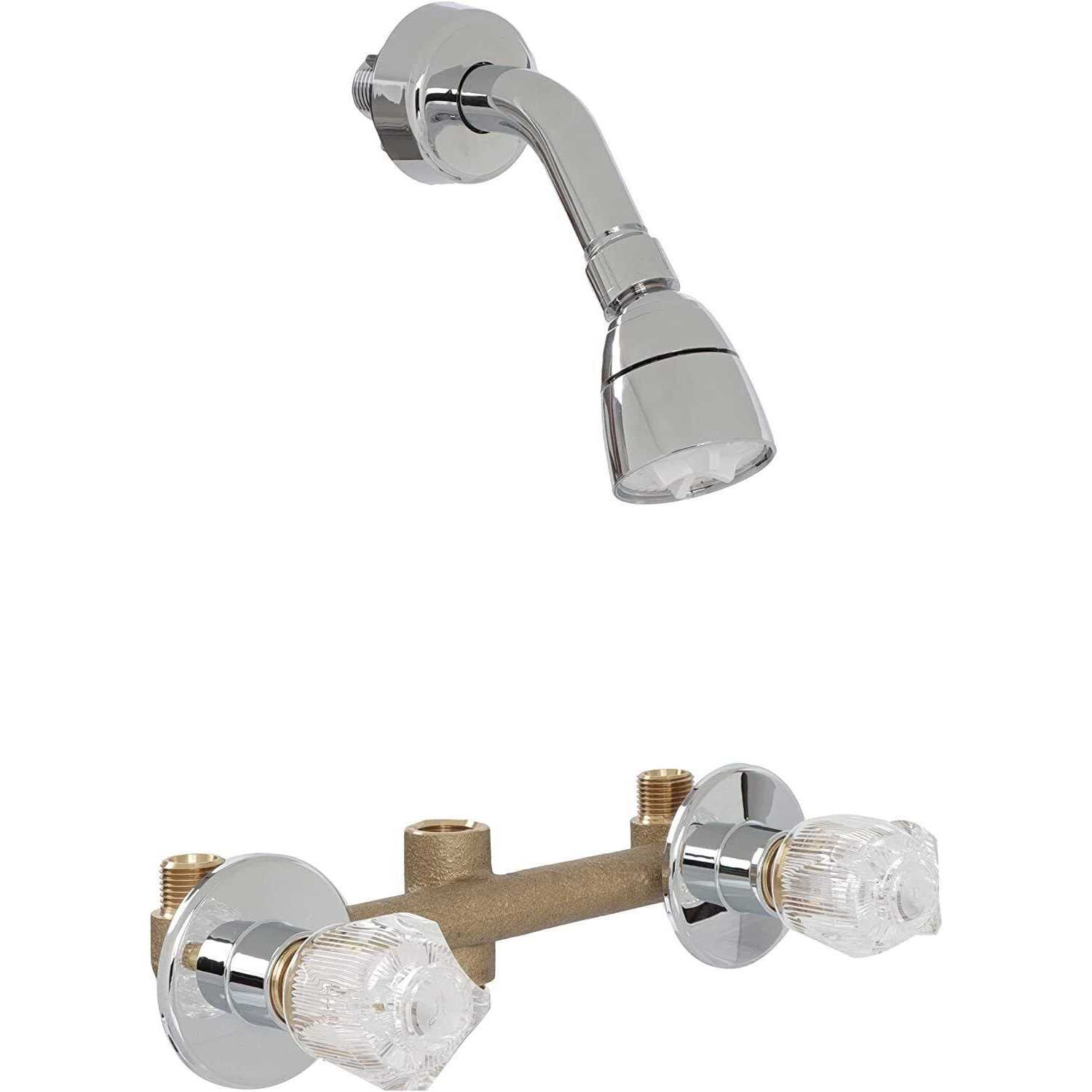 Empire Faucets Mobile Home 8 Chrome 2 Valve Tub & Shower Faucet J228af-e - Cheap Fitting