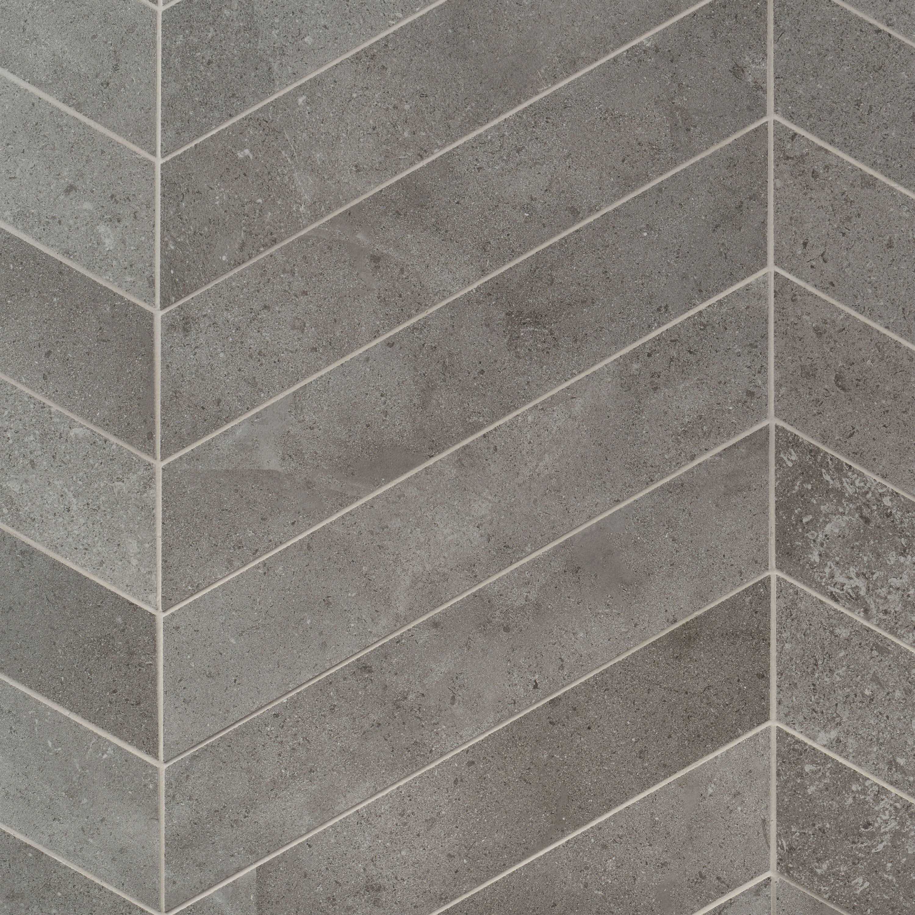 Iris Chevron 3.93 in. x 20.86 in. Matte Porcelain Floor and Wall Tile Ivy Hill Tile - Cheap Fitting