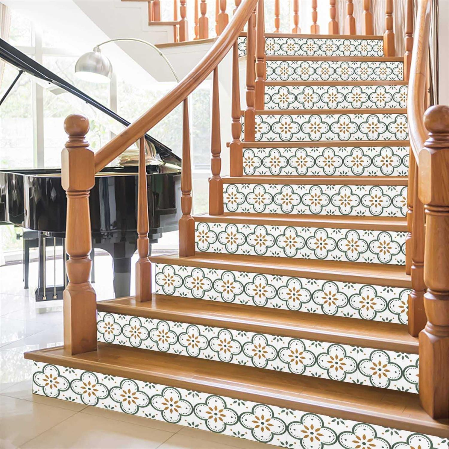 Peel & Stick Floor Tiles Vinyl Flooring 8×8 Self-Adhesive Removable - Cheap Fitting