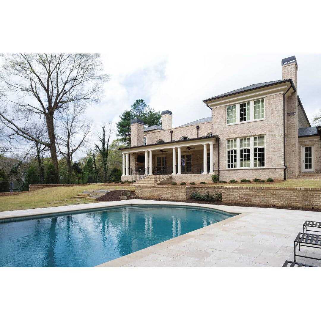 Tuscany Travertine Brushed Coping in Beige MSI - Cheap Fitting