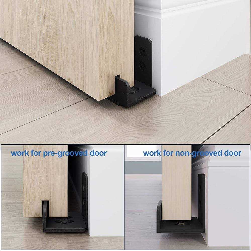 Winsoon Adjustable Floor Guide for Sliding Barn Door Wall Mount Style - Cheap Fitting