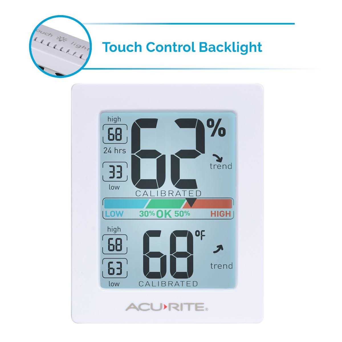 AcuRite Digital Humidity and Temperature Monitor with Backlight 01139M - Cheap Fitting