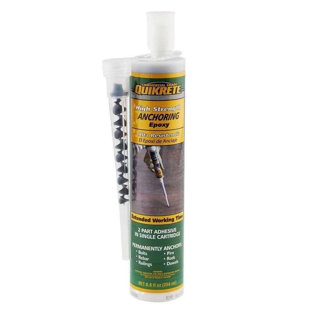 Quikrete 8.6 oz High Strength Anchoring Epoxy - Cheap Fitting