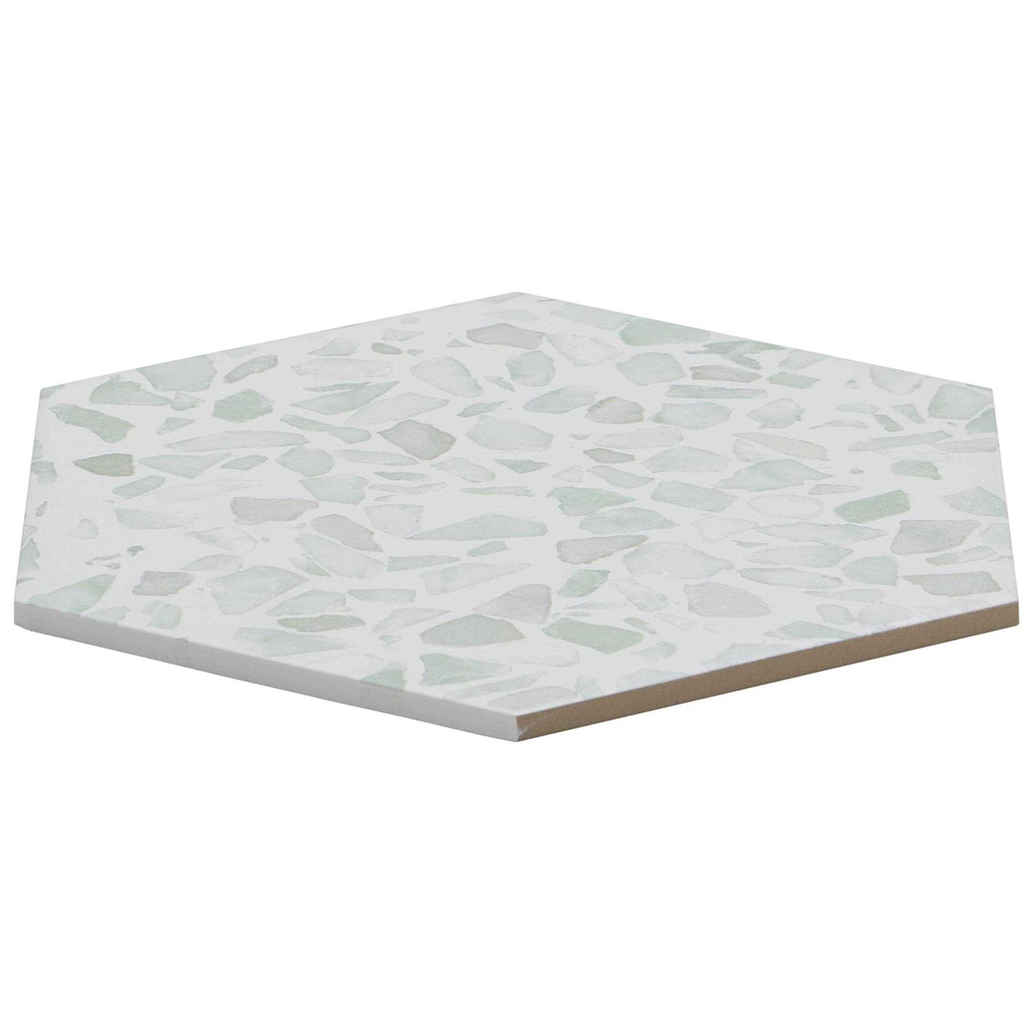 Ivy Hill Tile Fusion Hex Terrazzo 9.13 in. x 10.51 in. Matte Porcelain Floor and Wall Tile - Cheap Fitting