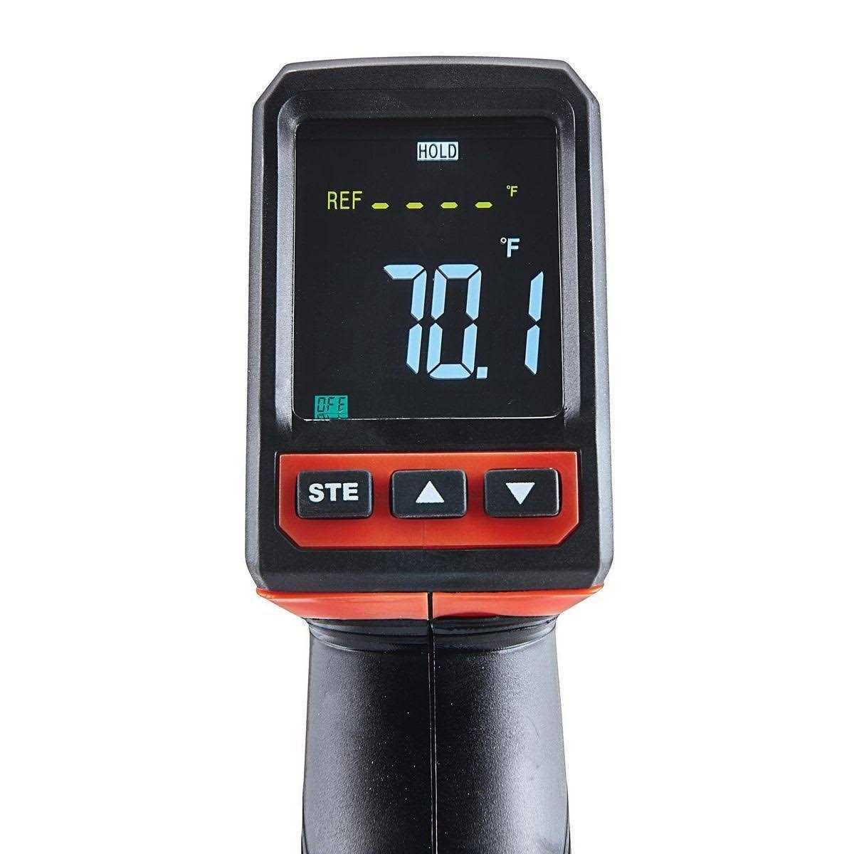 Ames Instruments 20:1 Infrared Laser Thermometer with Color Alarms - Cheap Fitting