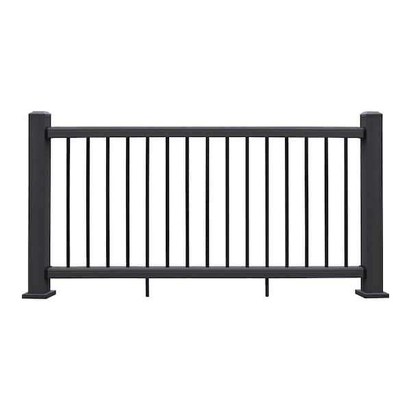 NewTechWood Ultrashield Hemispheres 36 in. x 3 in. x 6 ft Composite Railing Kit - Cheap Fitting