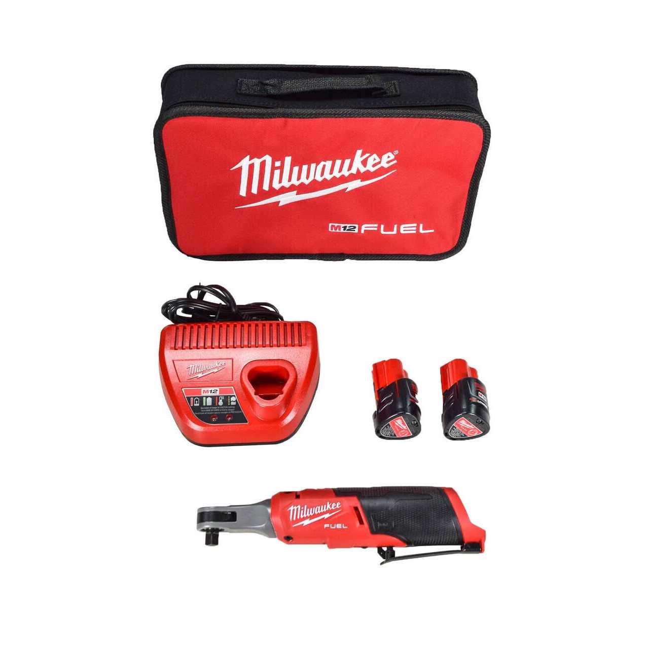 2567-22 Milwaukee M12 FUEL 3/8 High Speed Ratchet Kit - Cheap Fitting