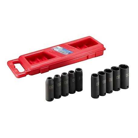 JobSmart 10 pc. 1/2 in. Dr. Impact Deep Socket SAE KIV0054 - Cheap Fitting