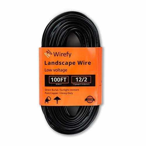 Wirefy Low Voltage Landscape Lighting Wire - Cheap Fitting