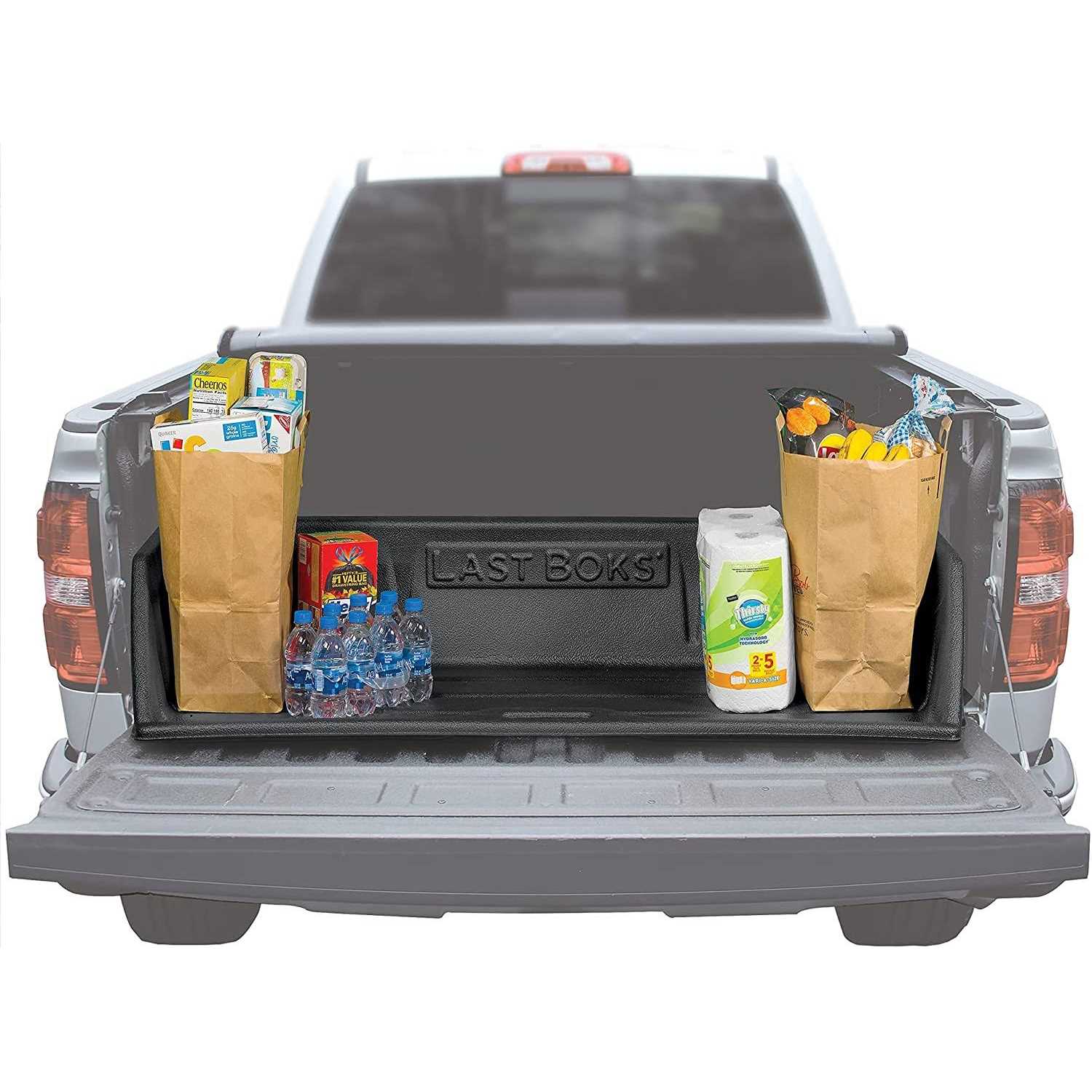 Last Boks Mid Size Truck Bed, Cargo Box Organizer, Slides Out onto Your Tailgate for Easy Access to Load or Unload Your Cargo - Cheap Fitting