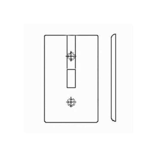 Leviton P2262 W 4 Gang 2 Toggle Decora/GFCI Device Combination Wallplate P2262-W - Cheap Fitting
