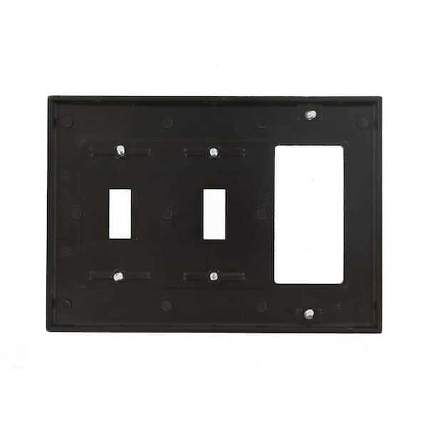 Leviton 3 Gang Decora Wallplate 80421 - Cheap Fitting
