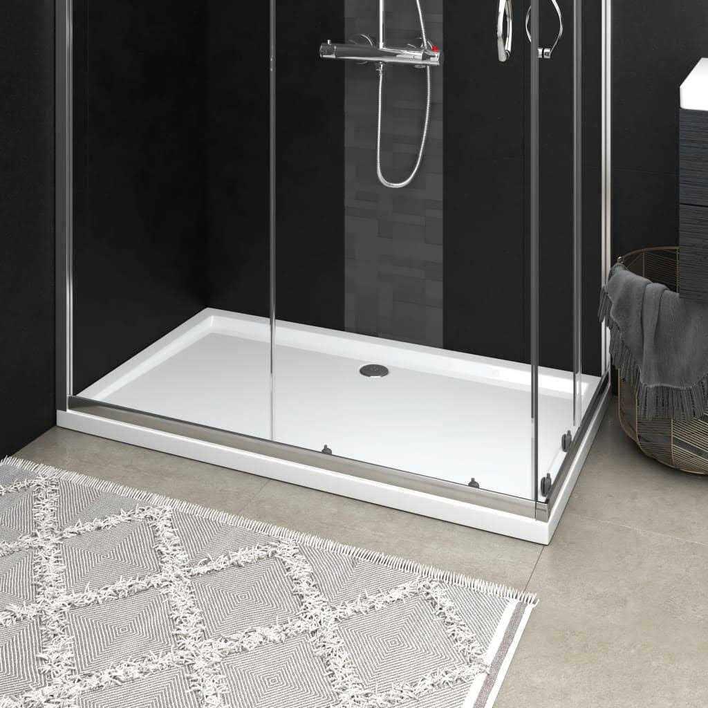 vidaXL Rectangular ABS Shower Base Tray - Cheap Fitting