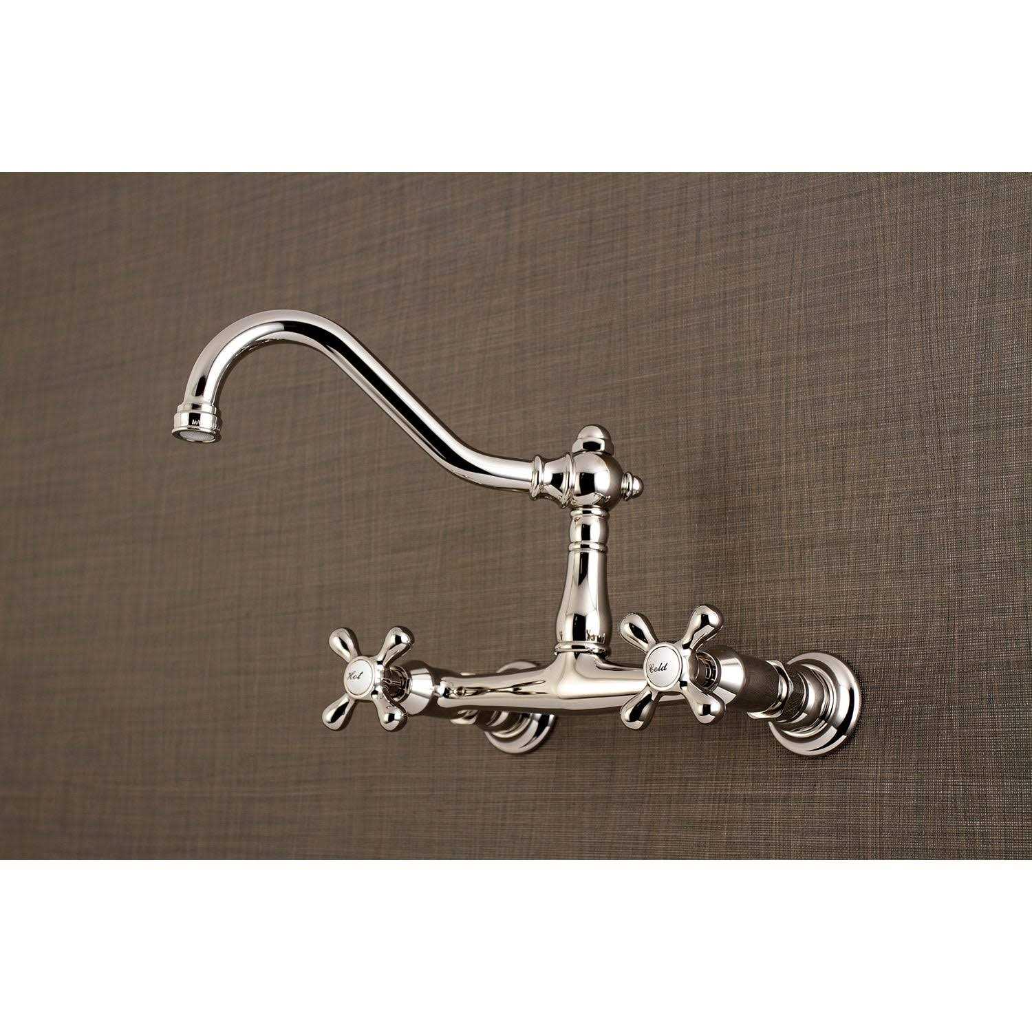 Kingston Brass KS3241AX Vintage Wall Mount Bathroom Faucet - Cheap Fitting