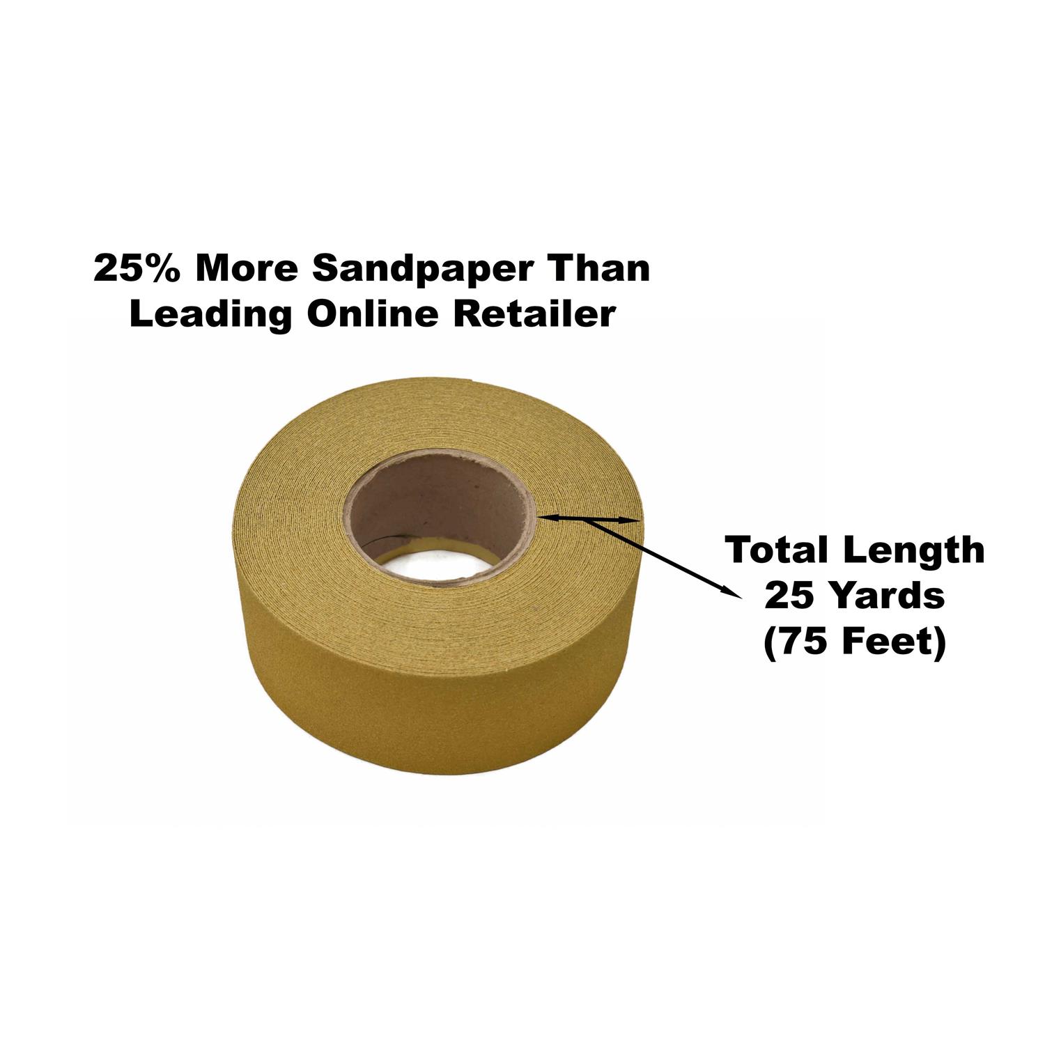 PSA Longboard Sandpaper Roll 25 Yard Long - Cheap Fitting